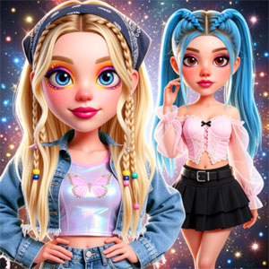 Sid and Ginny Y2K Glam Clash game cover