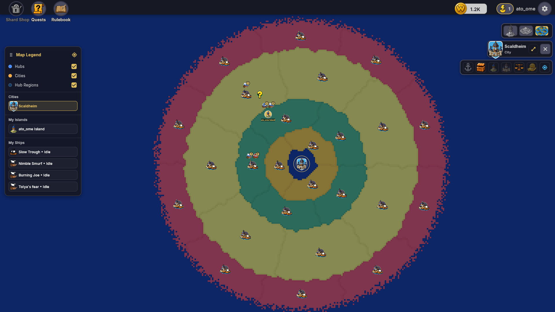 World of Eggs inventory and collection interface
